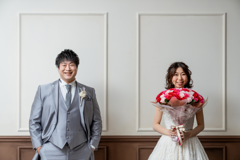 嬉しそうな笑顔