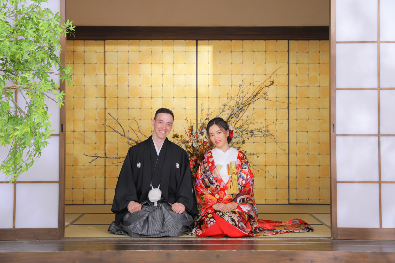 結びショット。