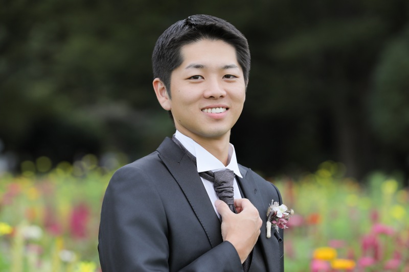 ご新郎様のソロショット
