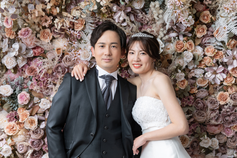 お花に囲まれて華やかに!