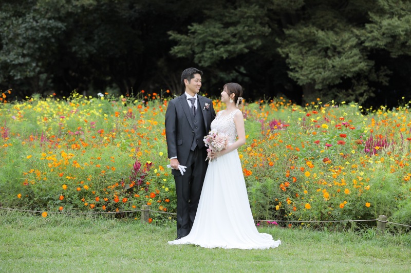 フォーマルな立ち姿