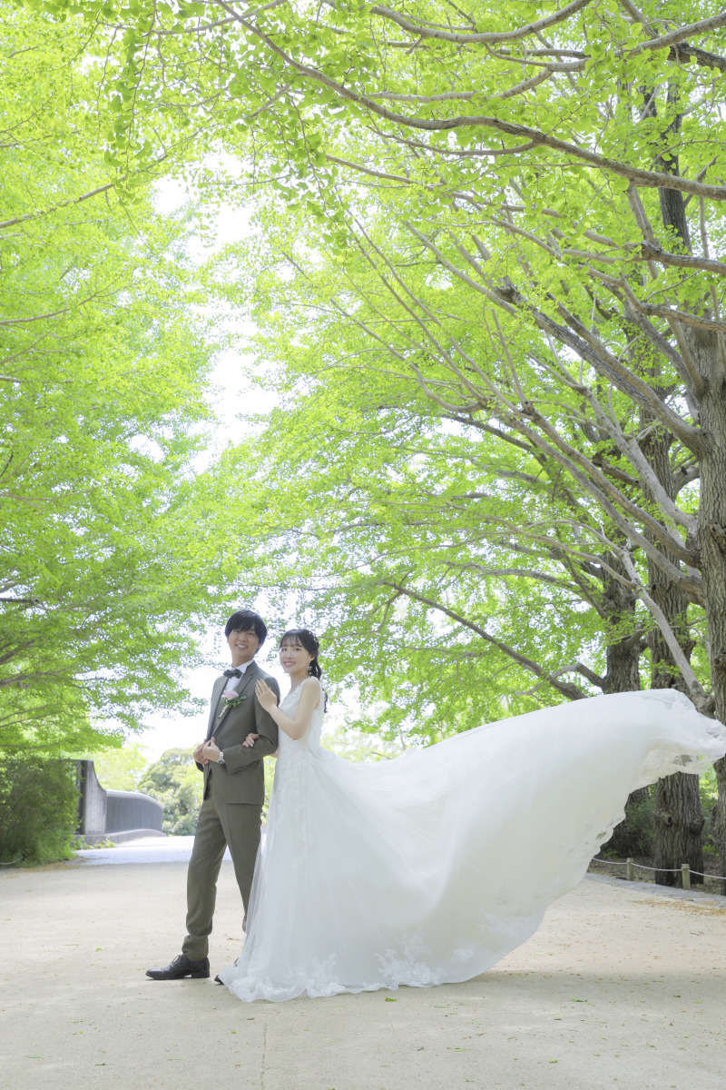 ドレスを靡かせて。