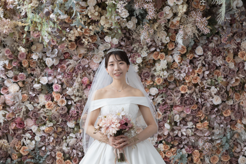 ご新婦様のソロショット