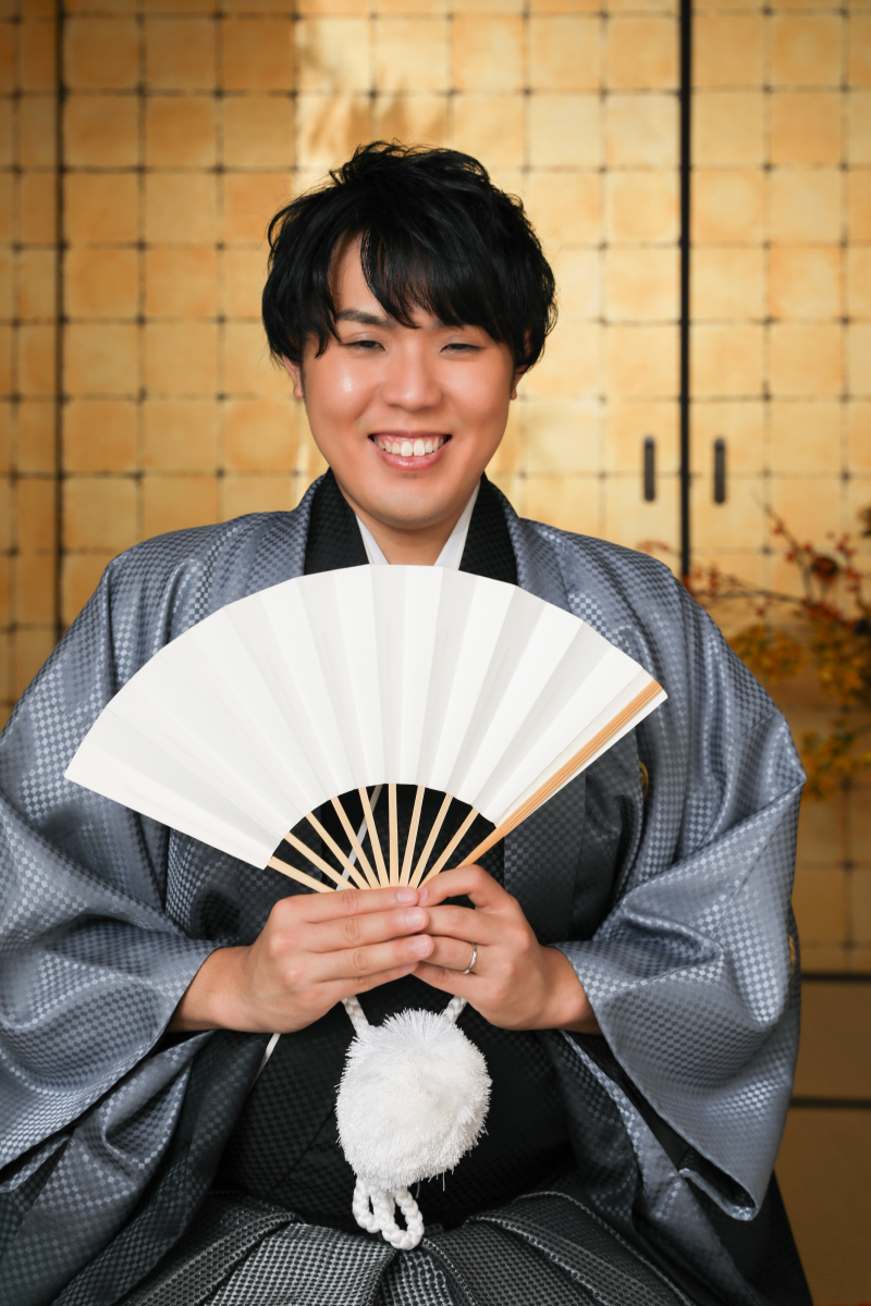 ご新郎様のソロショット