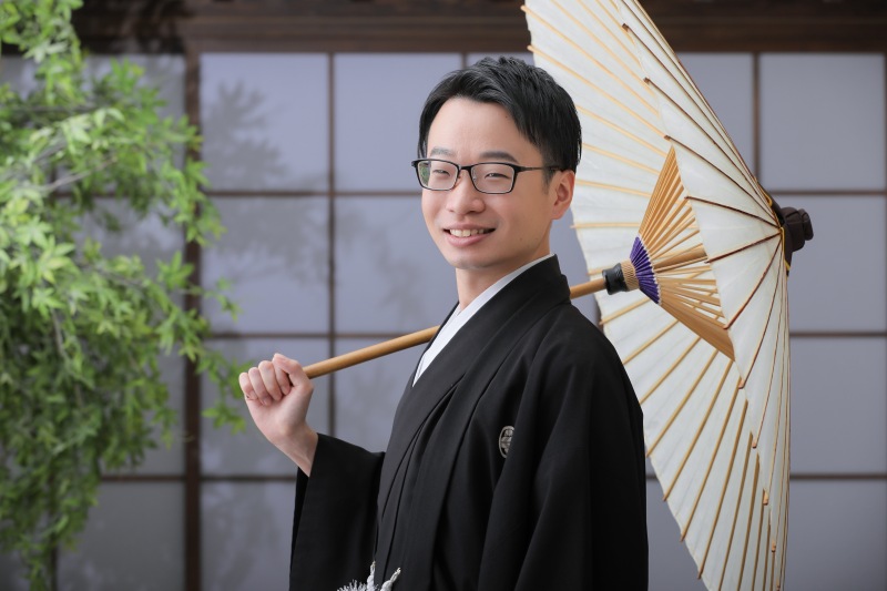 ご新郎様のソロショット