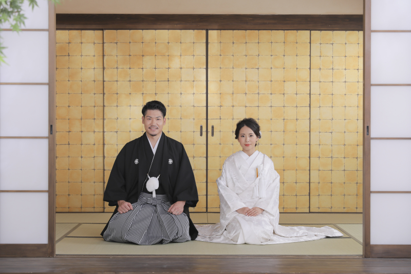 定番ショットの正座