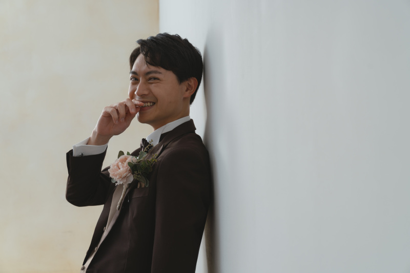 ご新郎様のソロショット