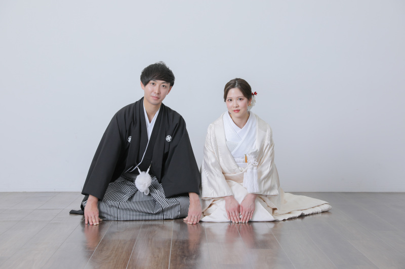 正座ショット。