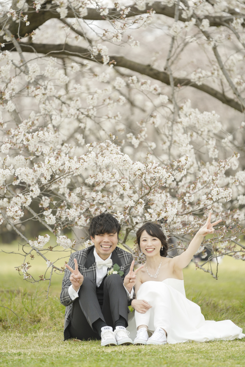 最後はピースで