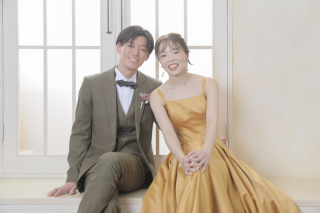 カラードレスでハウススタジオ撮影しました！