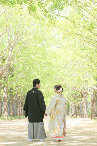 新緑の昭和記念公園。