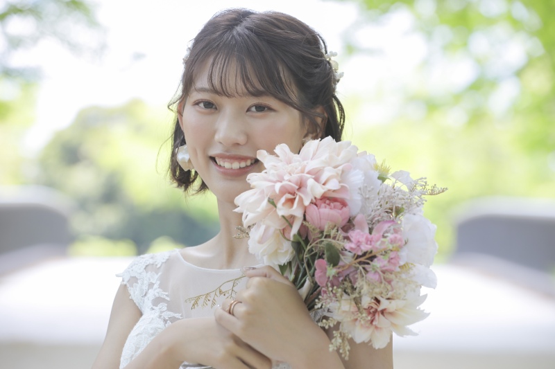 新婦様のソロショット