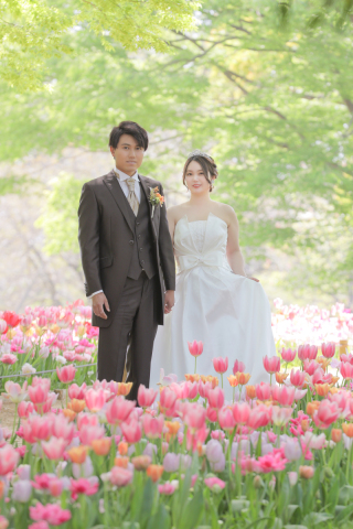 洋装で春の昭和記念公園を散策！