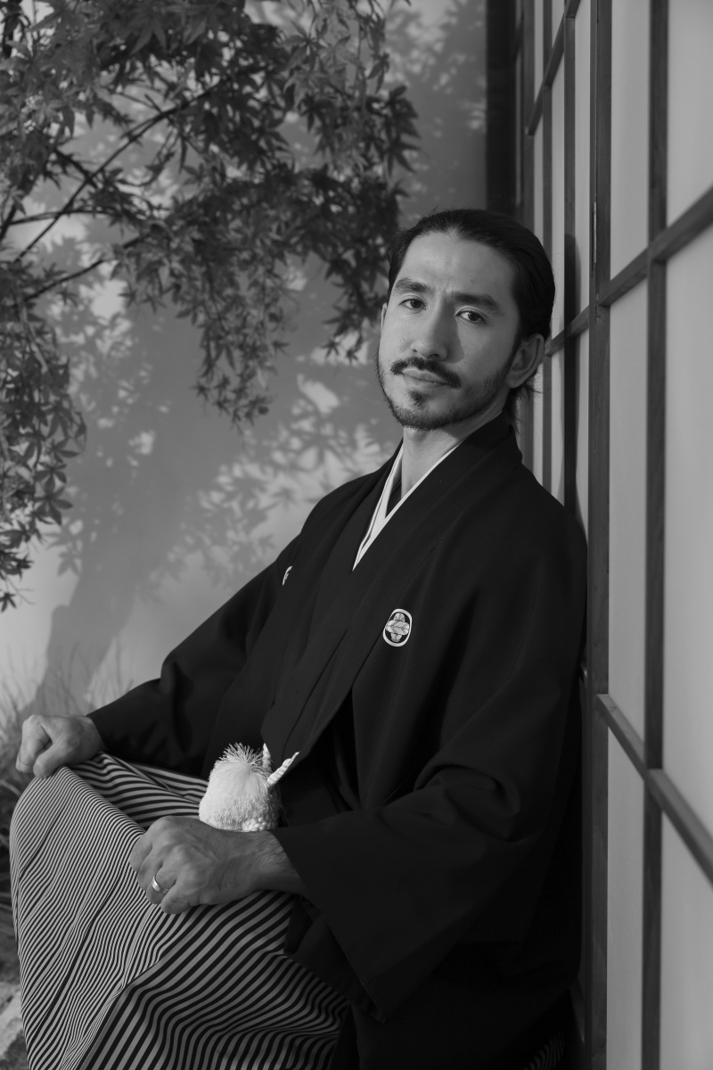 ご新郎様のソロショット。