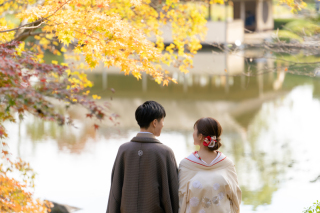 紅葉×和装ロケーション！