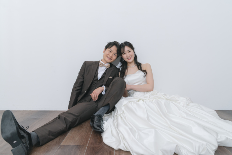 座ったお写真も