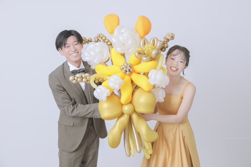 持ち込みのバルーンと!