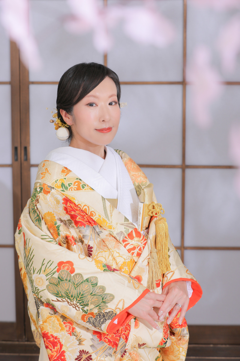 ご新婦様ソロショット。