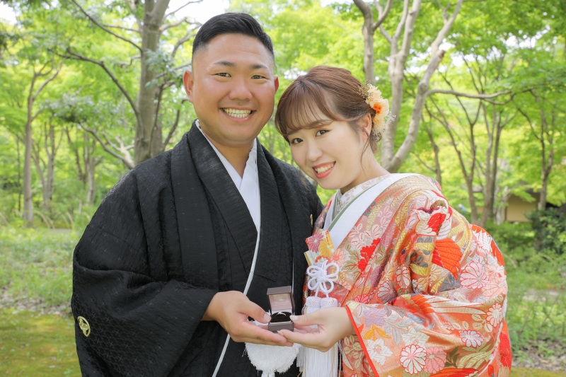 結びショット。