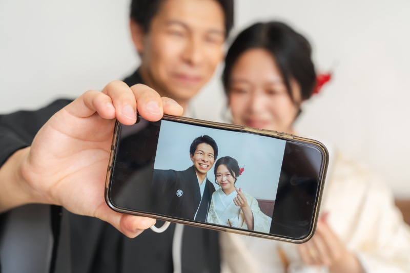 スマホを使って