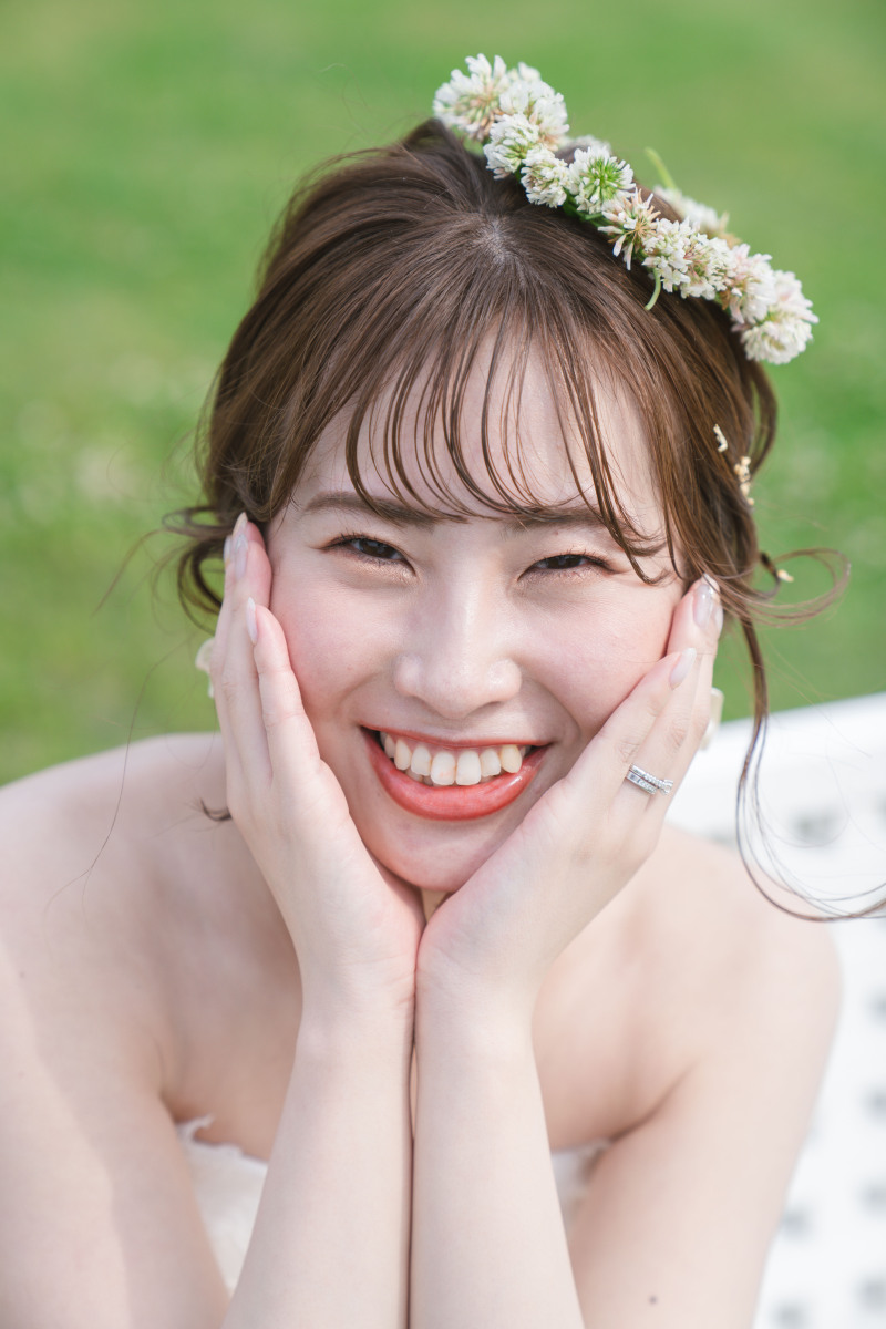 シロツメグサの冠