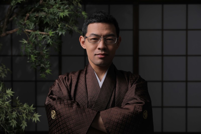 ご新郎様の夜風ショット