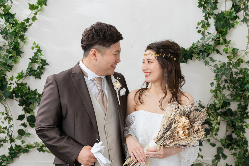 洋装で雰囲気を変えて