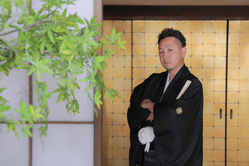 ご新郎様のソロショット。パート2