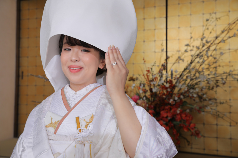 ご新婦様のソロショット。
