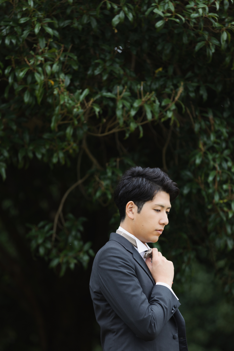 ご新郎様のソロショット