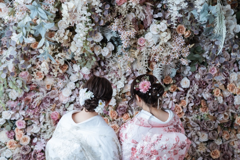 寄り添うお二人