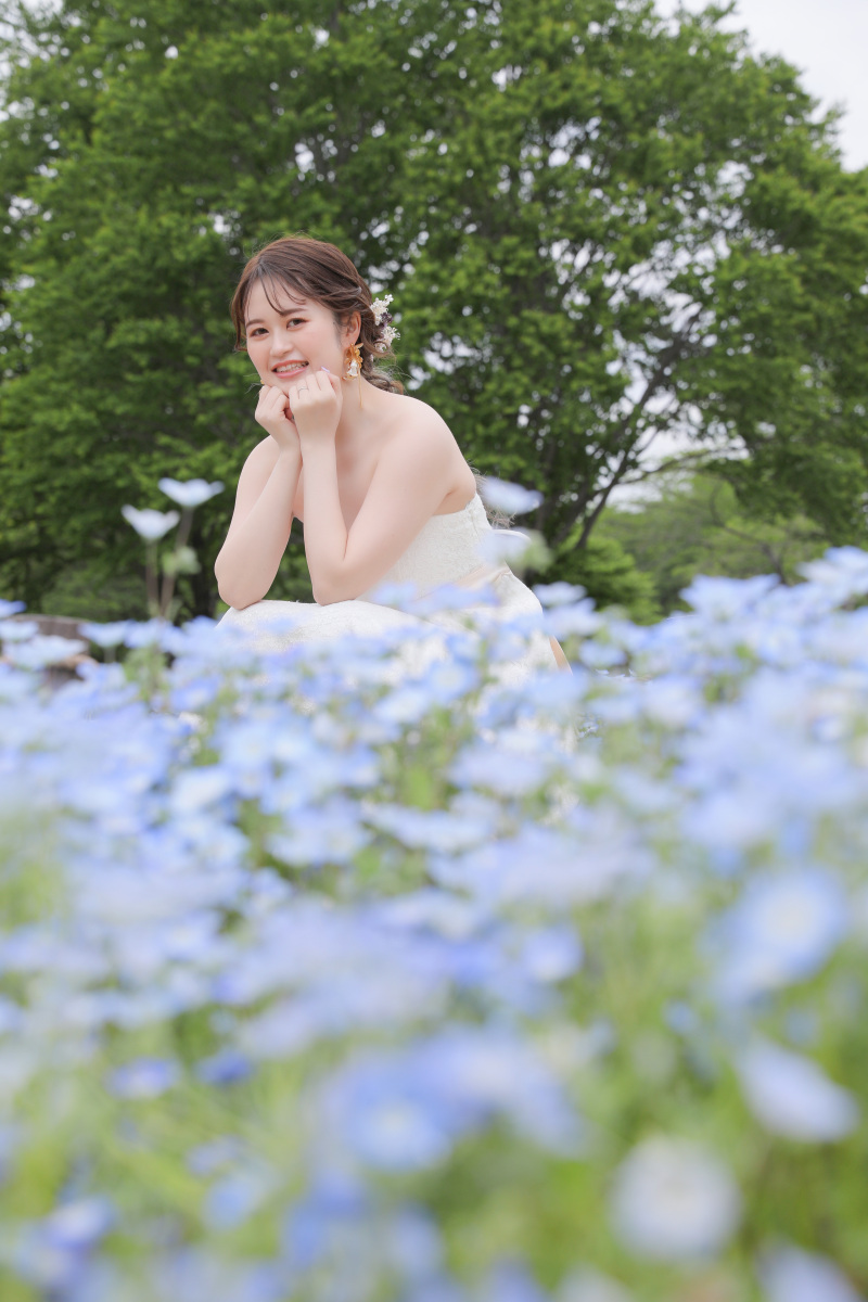 ご新婦様のソロショット。