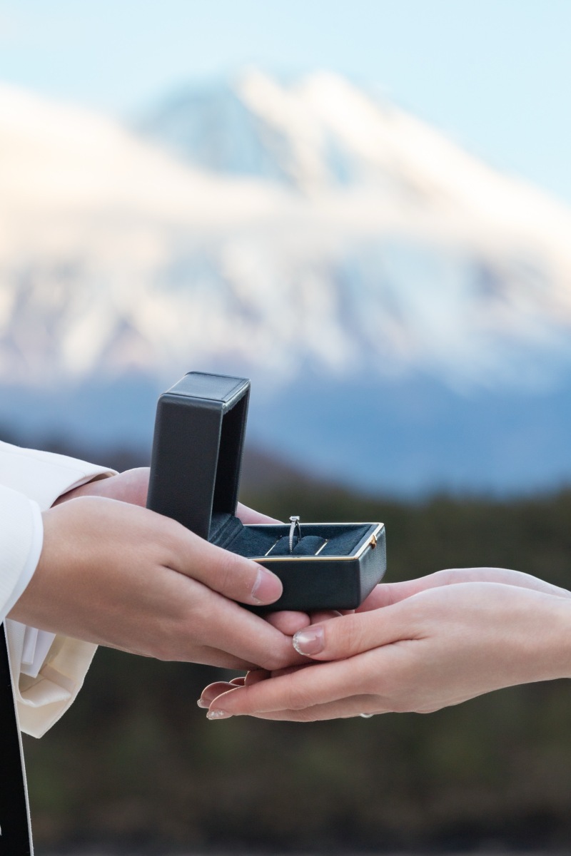 富士山と一緒に