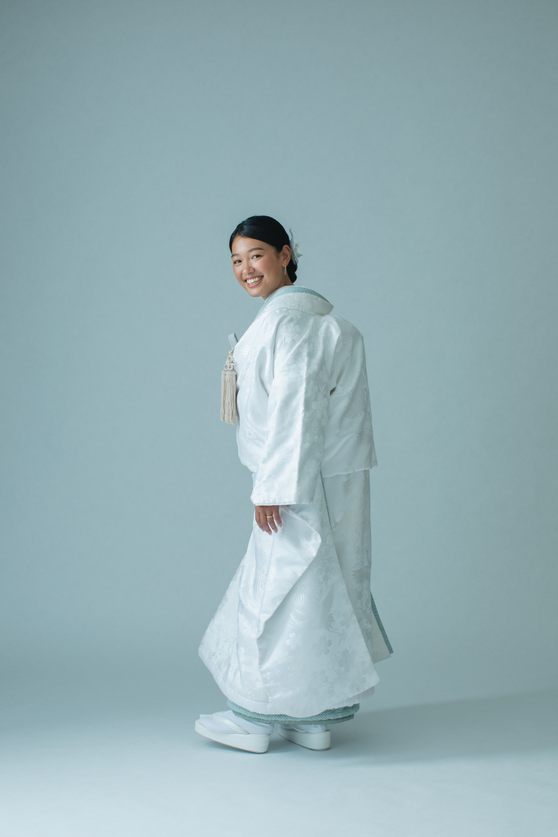 振り向き新婦さんが素敵