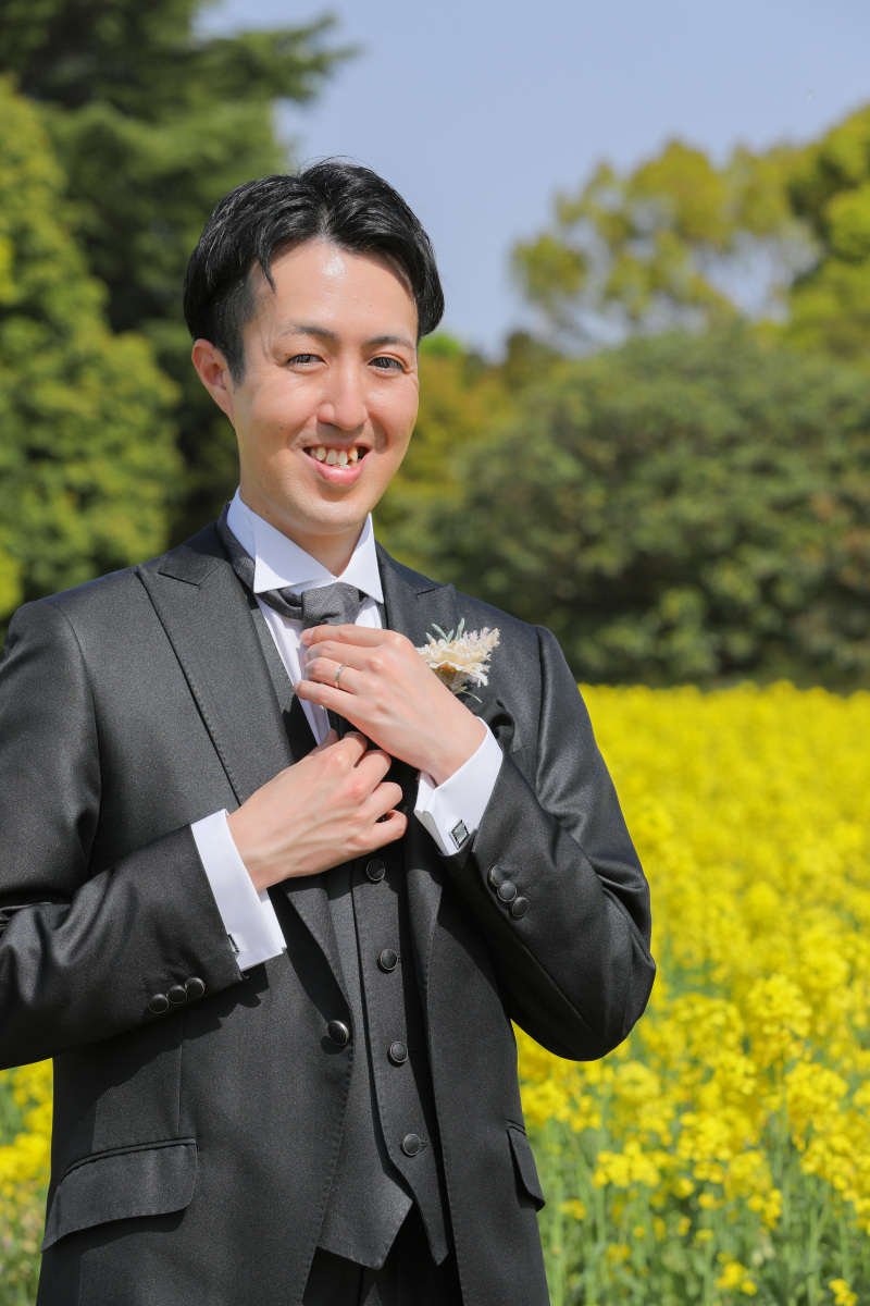 ご新郎様のソロショット！