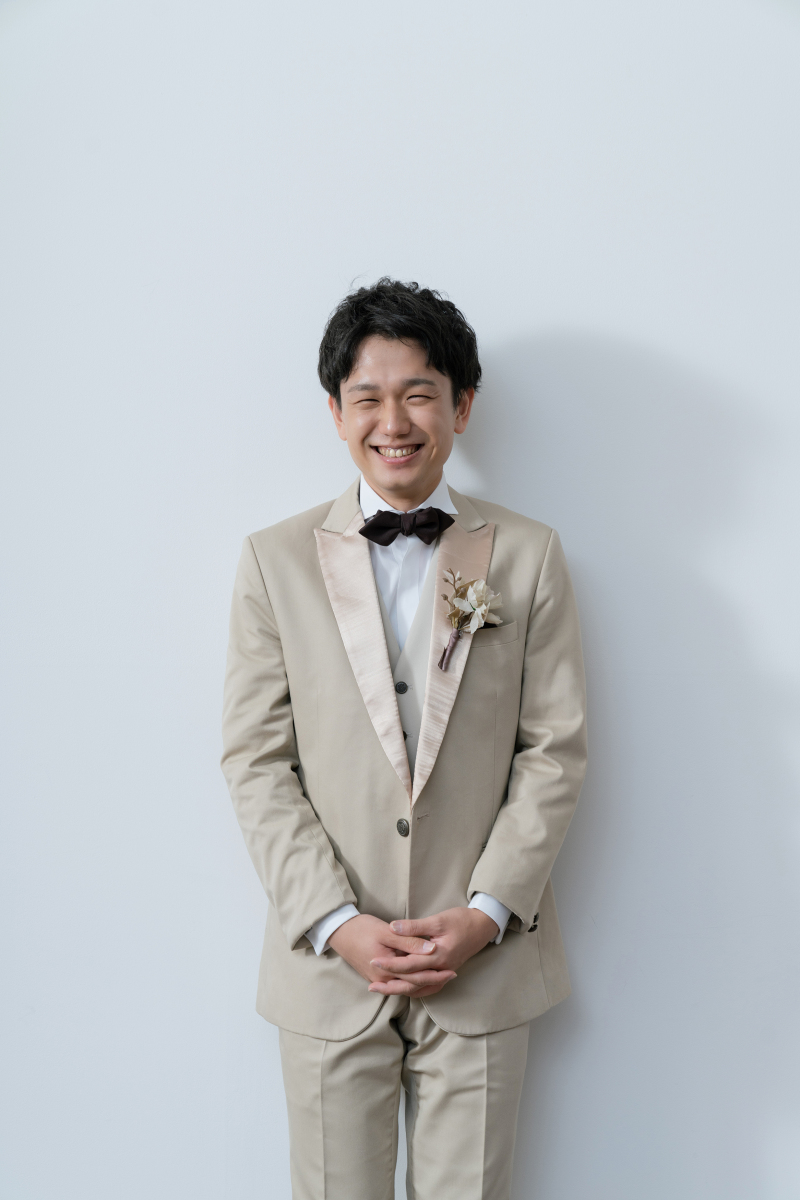 ご新郎様のソロショット