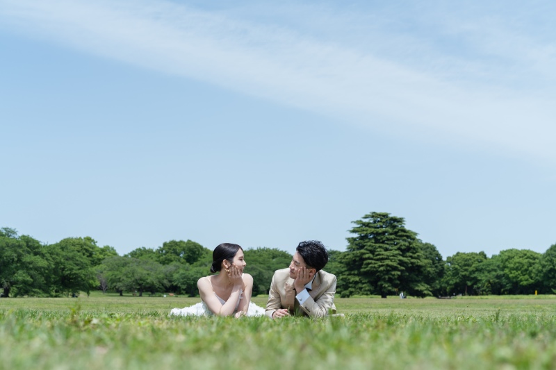 寝転がりショット