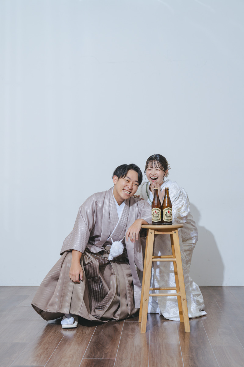 和装をカジュアルに可愛く