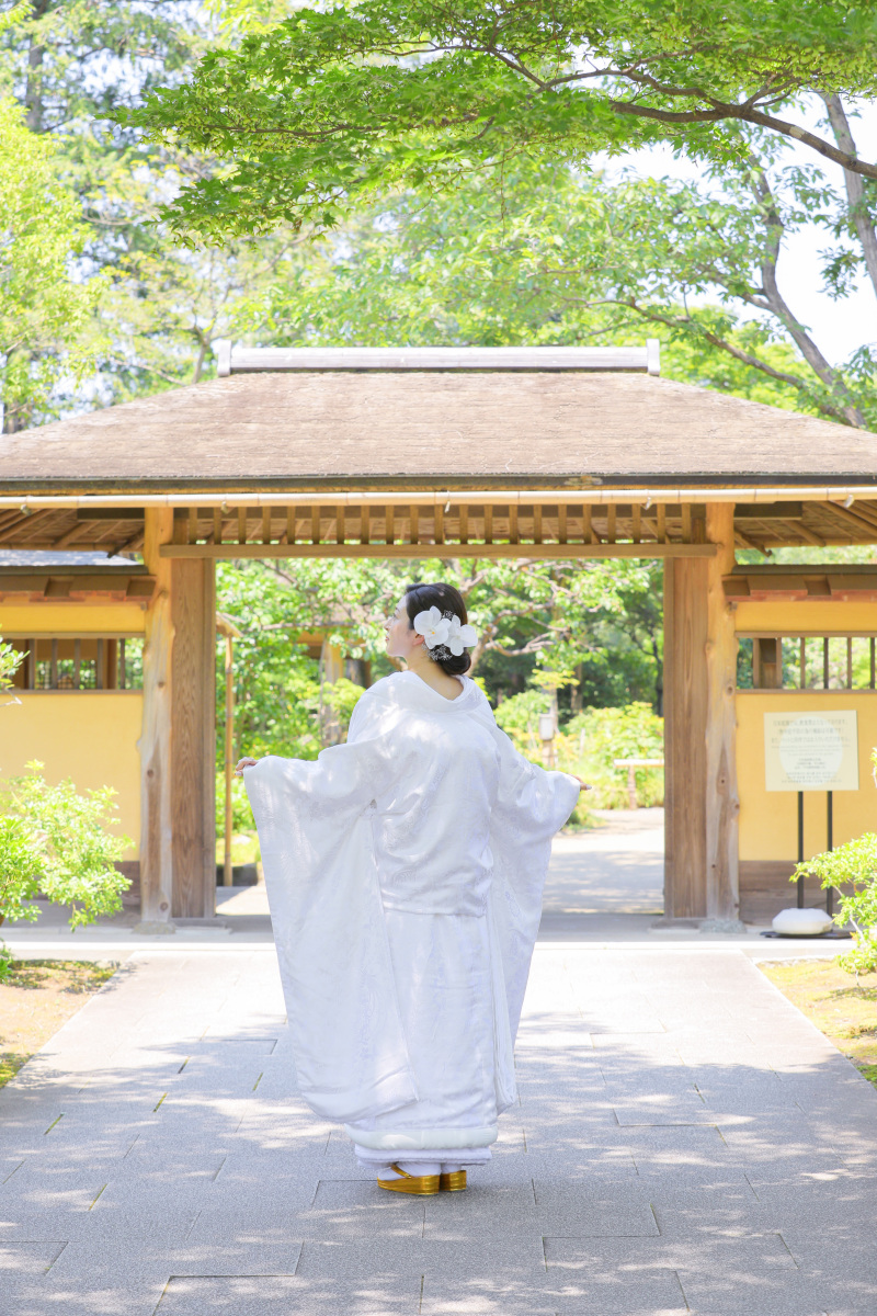 ご新婦様のソロショット。