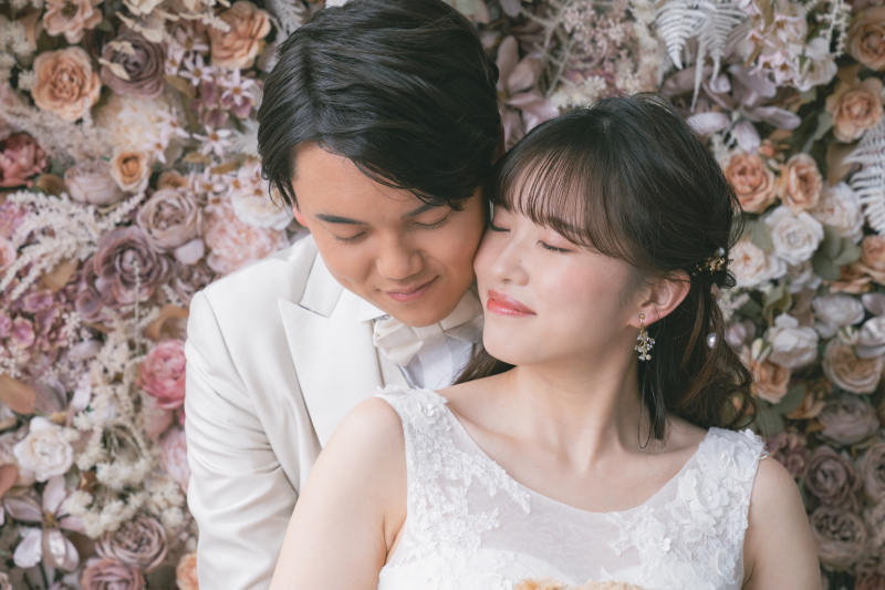 ほっぺたをくっつけて