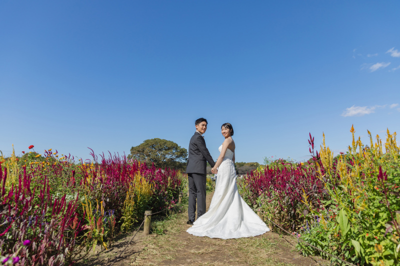 振り返りショット