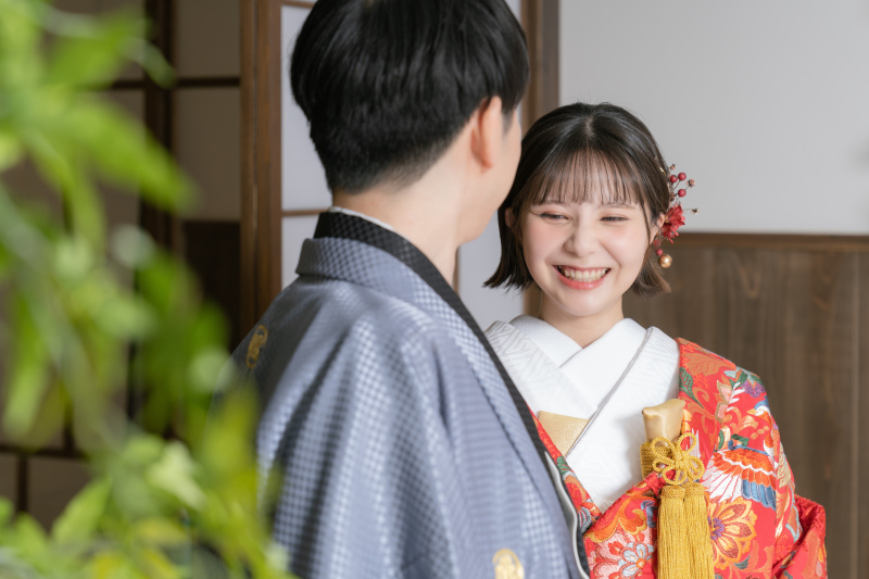 ご新婦様の表情にフォーカス!