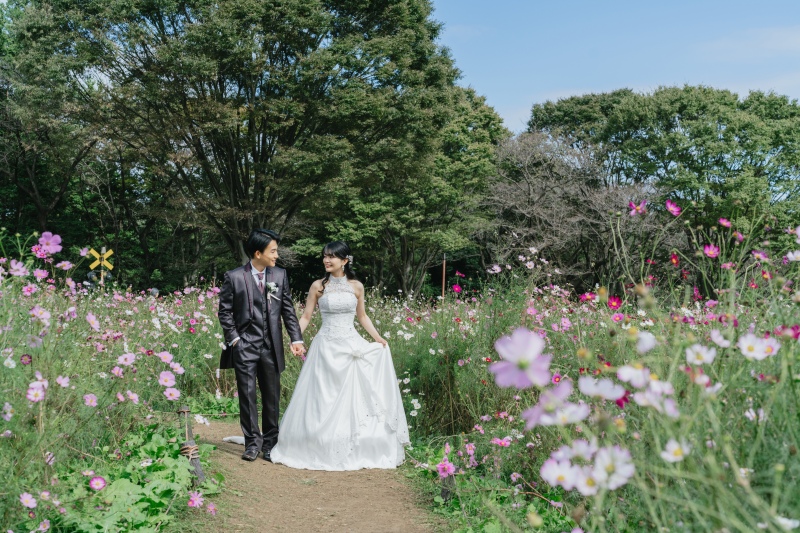 歩いているシーンで