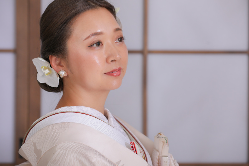 ご新婦様のソロショット。