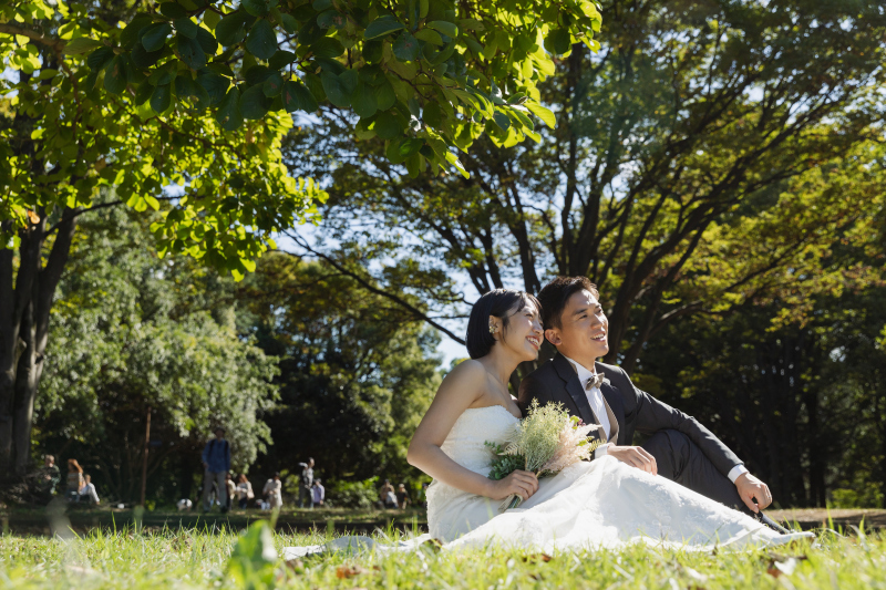 ロケーションとスタジオで3着撮影♡