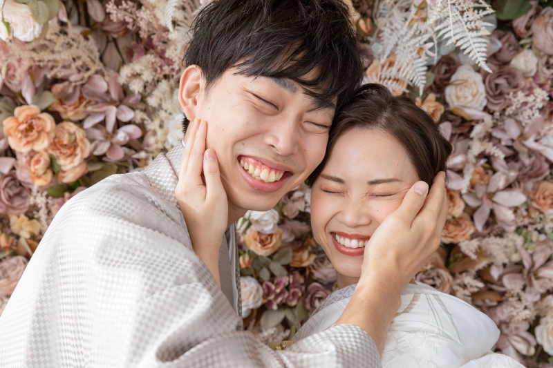 ぎゅっと寄り添って