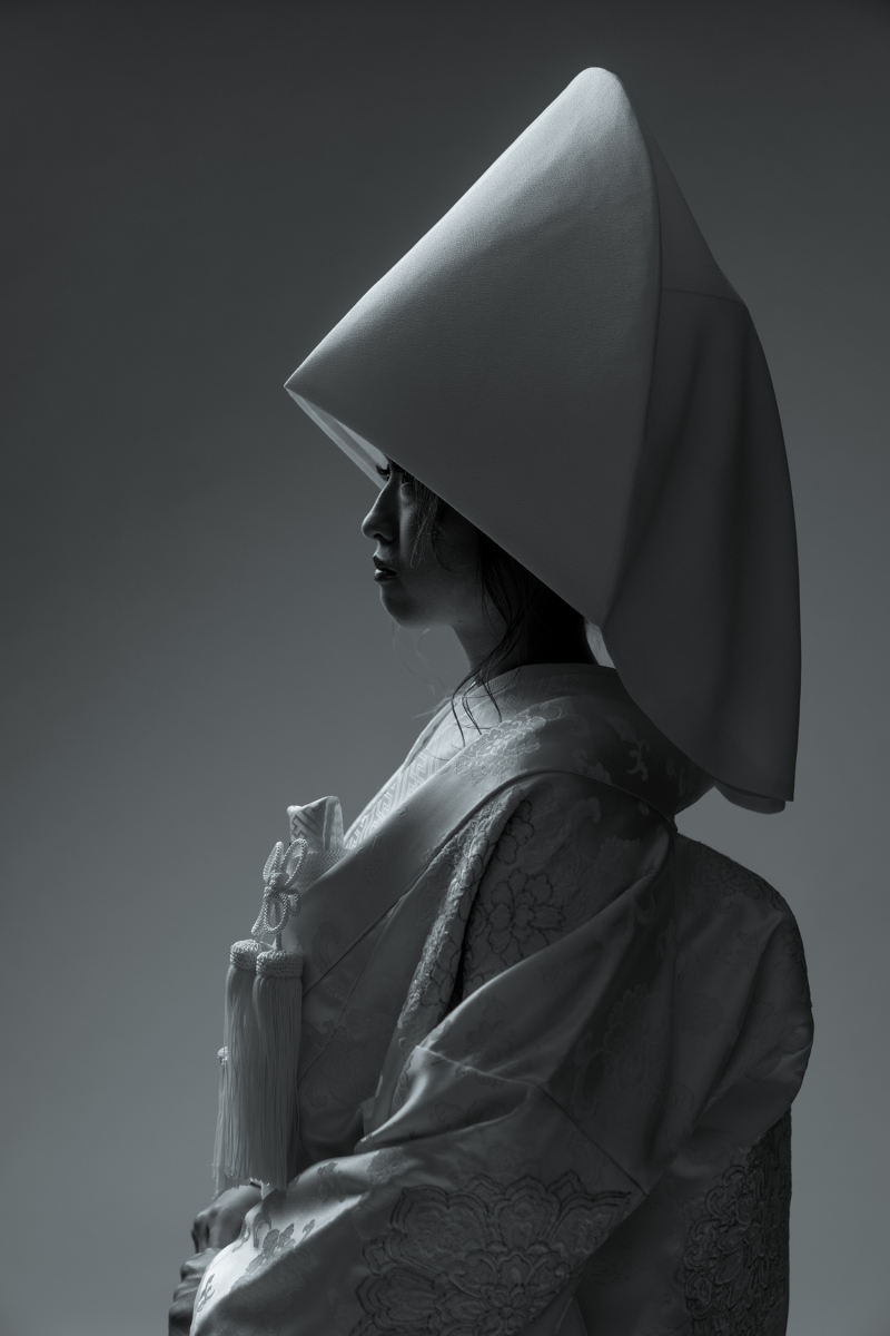 白無垢のシルエット