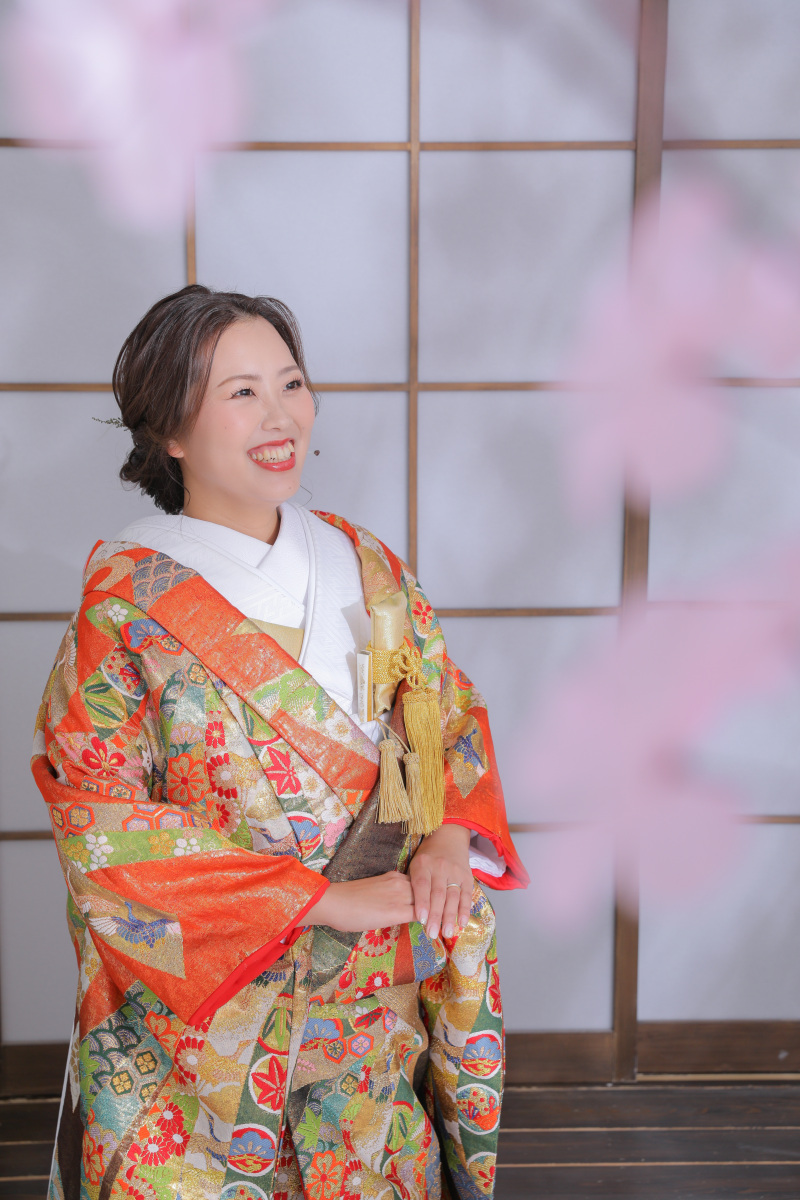 ご新婦様のソロショット。