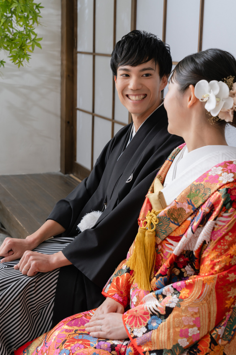 ご新郎様の表情