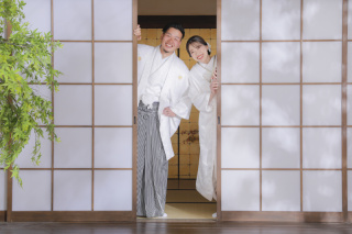 屋内庭園で春夏秋の撮影をしました！